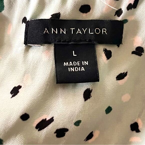 Ann Taylor Green and Blue Bishop Sleeve Sundress - Picture 7 of 8